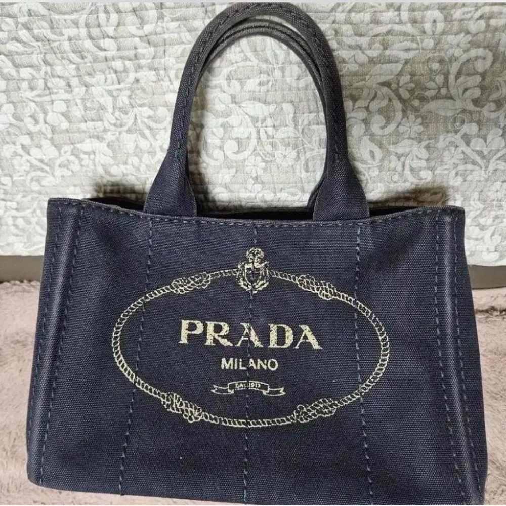 Prada canapa indigo Navy Blue  Bag